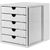 Schrank-Set HAN 1450/11 System-Box, Schubladen geschlossen, 27,5x32x33cm, grau, 22012 Schrank-Set HAN 1450/11 System-Box, Schubladen geschlossen, 27,5x32x33cm, grau, 22012