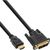 InLine HDMI-DVI Kabel, vergoldete Kontakte, HDMI auf DVI - 7,5m InLine HDMI-DVI Kabel, vergoldete Kontakte, HDMI auf DVI - 7,5m