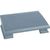Ergonomische Fußstütze, komfortabel, mit Teppichbelag, grau Ergonomische Fußstütze, komfortabel, mit Teppichbelag, grau