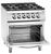 Bartscher 4 Flammen Gasherd EBO 2/1GN (2952271) Bartscher 4 Flammen Gasherd EBO 2/1GN (2952271)
