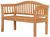 bene living Teak Bank Wave bene living Teak Bank Wave