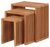 bene living Teak Beistelltische 3er Set bene living Teak Beistelltische 3er Set