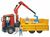 Bruder MB Arocs Baustellen-LKW mit Kran und Zubehör Bruder MB Arocs Baustellen-LKW mit Kran und Zubehör