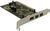 Delock 1x FireWire A + 2x FireWire B PCI Karte (89106) Delock 1x FireWire A + 2x FireWire B PCI Karte (89106)
