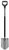 Fiskars Ergonomic Gärtnerspaten spitz (1066708) Fiskars Ergonomic Gärtnerspaten spitz (1066708)