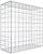 Gabiona Gabione 100 x 100 x 40 cm (02241) Gabiona Gabione 100 x 100 x 40 cm (02241)