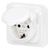 Gewiss FI-Steckdose mit Abdeckung (GW95924) Gewiss FI-Steckdose mit Abdeckung (GW95924)