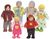 HaPe Puppenfamilie helle Hautfarbe HaPe Puppenfamilie helle Hautfarbe