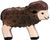 Holztiger Lamm schwarz Holztiger Lamm schwarz