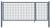 Home Deluxe Doppelflügel Gartentor ADITUS 120 x 350 cm Home Deluxe Doppelflügel Gartentor ADITUS 120 x 350 cm