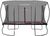 Hudora 4Square Trampolin 244 x 366 cm Hudora 4Square Trampolin 244 x 366 cm
