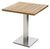 Niehoff Garden Bistro Tisch Teak Edelstahl 68 cm Niehoff Garden Bistro Tisch Teak Edelstahl 68 cm