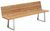Niehoff Garden Nova Bank Profilkufe Edelstahl/Teak 160 cm Niehoff Garden Nova Bank Profilkufe Edelstahl/Teak 160 cm