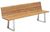 Niehoff Garden Nova Edelstahl/Teak Profilkufe Bank 220 cm Niehoff Garden Nova Edelstahl/Teak Profilkufe Bank 220 cm