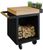 OFYR Mise en Place Table Black 65 PRO Teakholz OFYR Mise en Place Table Black 65 PRO Teakholz