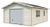 Palmako Roger 23,9 m² mit Sektionaltor naturbelassen Palmako Roger 23,9 m² mit Sektionaltor naturbelassen