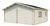 Palmako Roger 28,4 m² mit Holztoren natur Palmako Roger 28,4 m² mit Holztoren natur