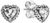 Pandora Erhabene Herzen Ohrstecker (298427C01) Pandora Erhabene Herzen Ohrstecker (298427C01)