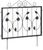 Relaxdays Beetzaun Metall 4-tlg. (10041703) Relaxdays Beetzaun Metall 4-tlg. (10041703)