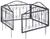 Relaxdays Beetzaun Metall GOTH Ornamente 16-tlg. (10022112) Relaxdays Beetzaun Metall GOTH Ornamente 16-tlg. (10022112)