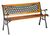 Relaxdays Gartenbank Flechtdesign (10026110) Relaxdays Gartenbank Flechtdesign (10026110)