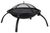 Relaxdays XL Feuerschale mit Grillzubehör mit Tragetasche Relaxdays XL Feuerschale mit Grillzubehör mit Tragetasche