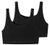 Schiesser Bustier ohne Cups Organic Cotton 2er Pack Schiesser Bustier ohne Cups Organic Cotton 2er Pack