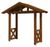 Skan Holz Vordach Stralsund Typ 4 (Farblich behandelt) Skan Holz Vordach Stralsund Typ 4 (Farblich behandelt)