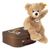 Steiff Teddybär Fynn mit Koffer 28 cm Steiff Teddybär Fynn mit Koffer 28 cm
