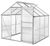 tectake Gewächshaus ohne Fundament 190 x 185 x 195 cm tectake Gewächshaus ohne Fundament 190 x 185 x 195 cm