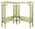 vidaXL Eckpergola mit Bank (44950) vidaXL Eckpergola mit Bank (44950)