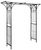 vidaXL Gartenbogen 200 x 52 x 204 cm (40778) vidaXL Gartenbogen 200 x 52 x 204 cm (40778)