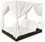 vidaXL Outdoor-Loungebett mit Vorhang (42948) vidaXL Outdoor-Loungebett mit Vorhang (42948)