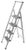 Wenko Alu-Design Klapptrittleiter 4-stufig 601013100 Wenko Alu-Design Klapptrittleiter 4-stufig 601013100