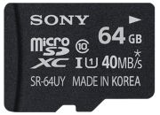Sony microSDXC 64GB Class 10 UHS-I 40MB/s (SR-64UYA)