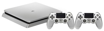 Sony PlayStation 4 (PS4) Slim 500GB + 2 Dualshock Controller