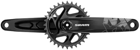 SRAM NX Eagle DUB 170 mm Kurbelgarnitur (00.6118.525.001) SRAM NX Eagle DUB 170 mm Kurbelgarnitur (00.6118.525.001)