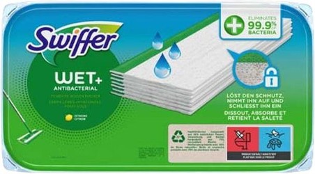 Swiffer Wet+ Feuchte Bodentücher Nachfüllpackung 20 Stk.