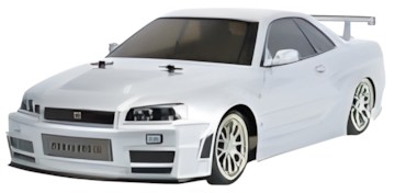 Tamiya 1:10 RC NISMO R34 GT-R Z-Tune (TT-02D)