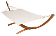 TecTake Hängematte XXL mit Holzgestell für 2 Personen TecTake Hängematte XXL mit Holzgestell für 2 Personen