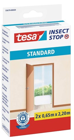 Tesa Insect Stop Fliegengitter Standard Türen 2 x 0,65 x 2,20 m Tesa Insect Stop Fliegengitter Standard Türen 2 x 0,65 x 2,20 m