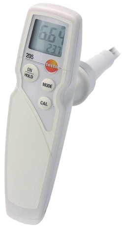 Testo 205 pH- /Temperatur-Messgerät (0563 2051)