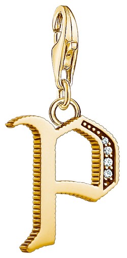 Thomas Sabo Charm-Anhänger Buchstabe P gold (1622-414-39) Thomas Sabo Charm-Anhänger Buchstabe P gold (1622-414-39)