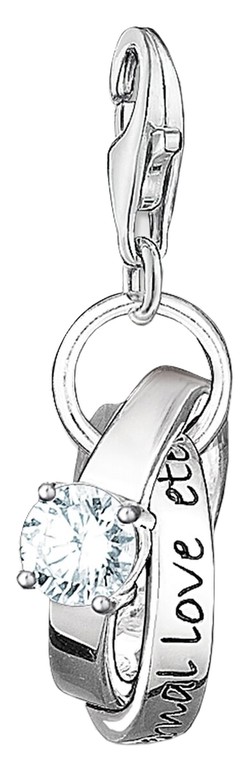 Thomas Sabo Charm-Anhänger Eheringe weiß (0673-051-14) Thomas Sabo Charm-Anhänger Eheringe weiß (0673-051-14)