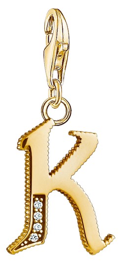Thomas Sabo Charm-Anhänger Buchstabe K gold (1617-414-39) Thomas Sabo Charm-Anhänger Buchstabe K gold (1617-414-39)