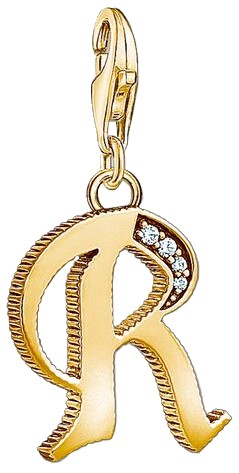 Thomas Sabo Charm-Anhänger Buchstabe R gold (1624-414-39) Thomas Sabo Charm-Anhänger Buchstabe R gold (1624-414-39)