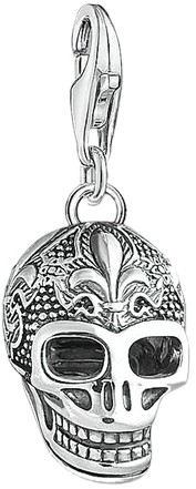 Thomas Sabo Charm-Anhänger Totenkopf mit Lilie silber (1546-637-21) Thomas Sabo Charm-Anhänger Totenkopf mit Lilie silber (1546-637-21)