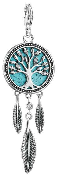 Thomas Sabo Charm-Anhänger Traumfänger Baum türkis (1844-646-17) Thomas Sabo Charm-Anhänger Traumfänger Baum türkis (1844-646-17)