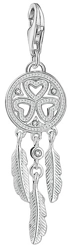 Thomas Sabo Charm-Anhänger Traumfänger Herzen silber (1424-051-21) Thomas Sabo Charm-Anhänger Traumfänger Herzen silber (1424-051-21)