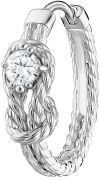 Thomas Sabo Einzel Creole Seil mit Knoten silber (CR695-051-14)